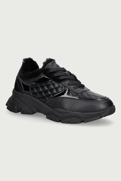 Baldinini Sneakersy damskie skórzane czarne D7B841A1VITE