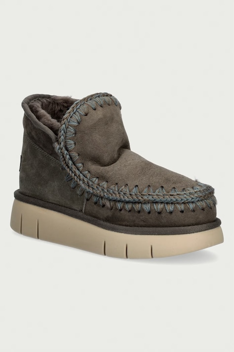 Mou Eskimo Bounce Sneaker zimske čizme za žene od brušene kože sive MU.FW531009A
