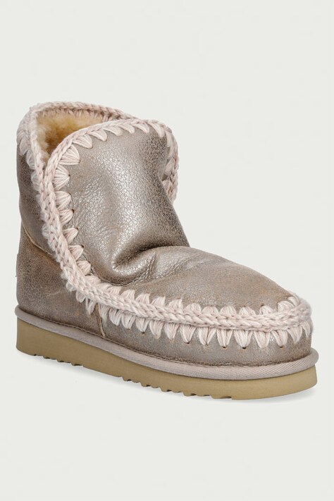 Mou Eskimo 18 μπότες χιονιού Γυναικείες σουέτ γκρί MU.FW101001B