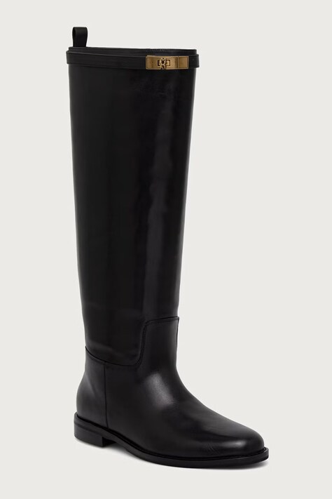 Nokwol Čižmy dámske kožené Vera Black Leather čierne Vera Black Leather