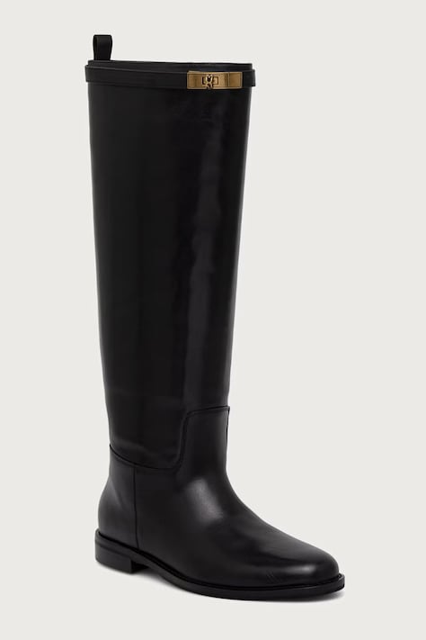 Nokwol Čižmy dámske kožené Vera Black Leather čierne Vera Black Leather