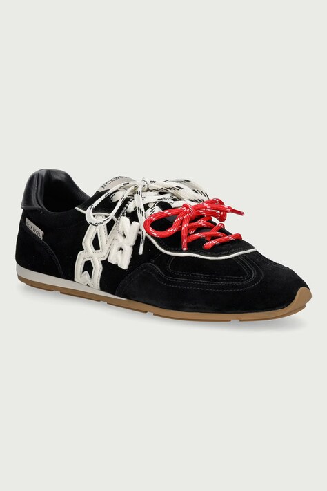 Nokwol Method Black Suede sneakers γυναικεία σουέτ μαύρες