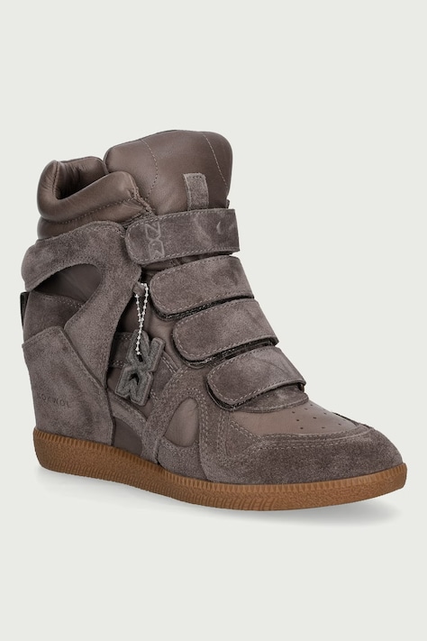Nokwol Eden Smog Leather Suede superge ženske semišaste rjave Eden Smog Leather Suede