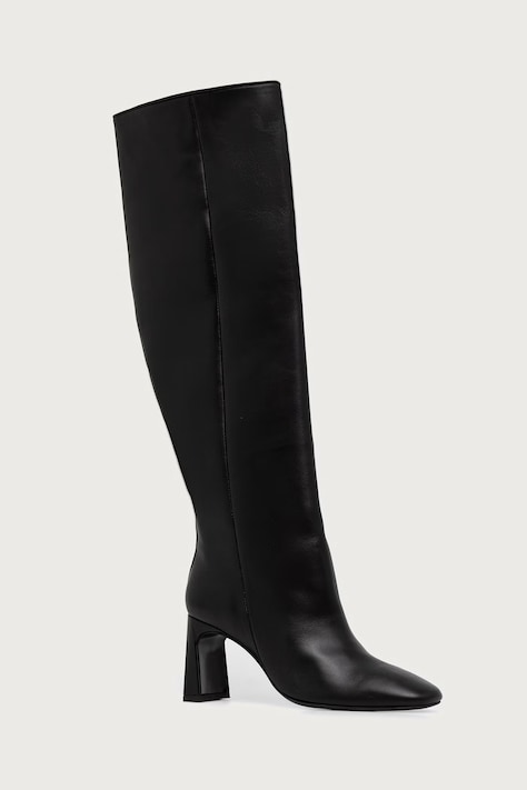 Souliers Martinez Kozaki damskie skórzane ROBERTA czarne ROBERTA