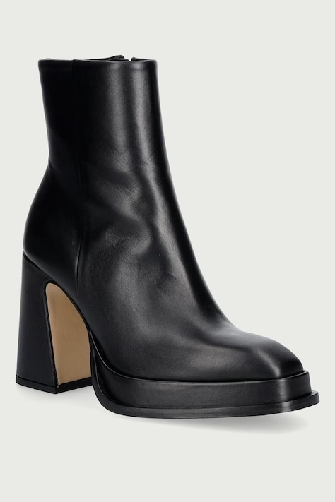 Souliers Martinez Ботинки до щиколотки для женщин кожаные NOVA CHUECA чёрные NOVA CHUECA