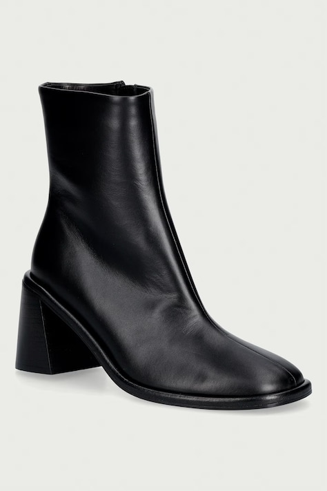 Souliers Martinez gležnjače za žene od kože TERUEL crne TERUEL