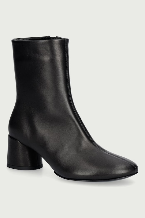 Souliers Martinez Členkové čižmy dámske kožené FLAVIA čierne FLAVIA