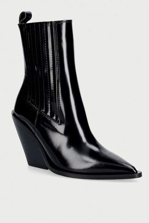Souliers Martinez čizme za žene od kože VEGAS crne VEGAS