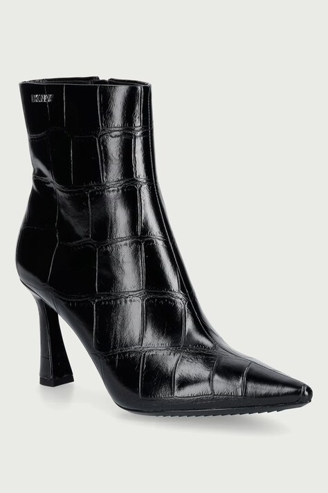 DKNY Členkové čižmy na ihličkovom podpätku dámske Cayden čierne K4693307