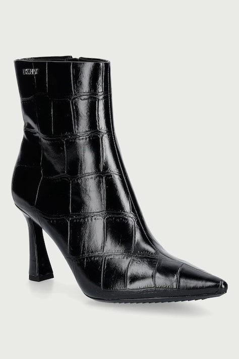 DKNY Členkové čižmy na ihličkovom podpätku dámske Cayden čierne K4693307