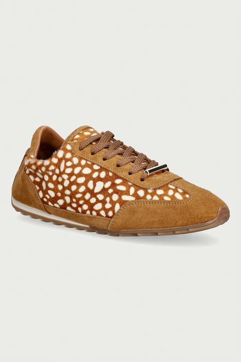 Steve Madden Bobby-A sneakersy damskie zamszowe brązowe 11005788