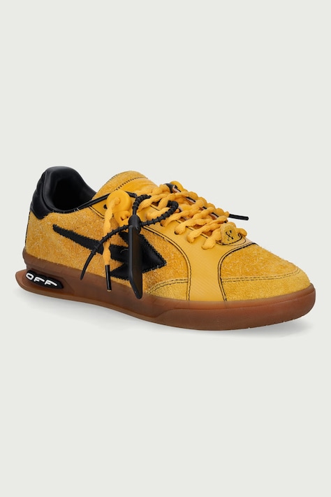 Off-White End of Play sneakers γυναικεία δερμάτινα κίτρινα OF05774706