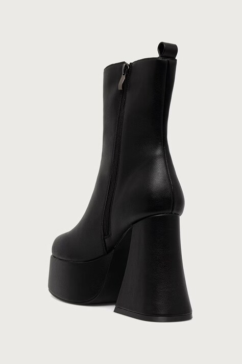 Koi Footwear ботильйони на каблуку жіночі Resonance Platform — AW26-OBDUCP, чорний — фото 3