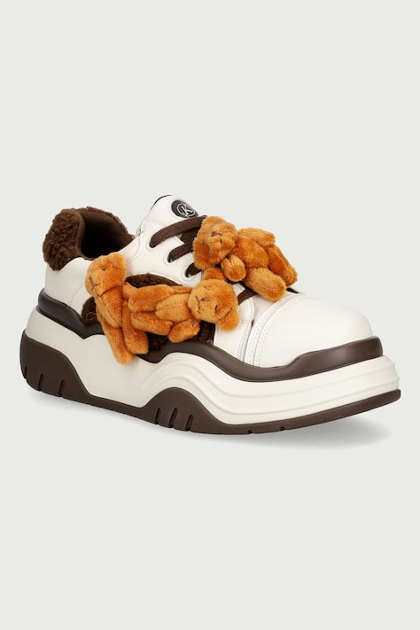 Koi Footwear Brown Poco The Teddy sneakers boty dámské hnědé MT10-Brown