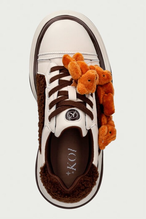 Koi Footwear Brown Poco The Teddy superge ženske rjave MT10-Brown