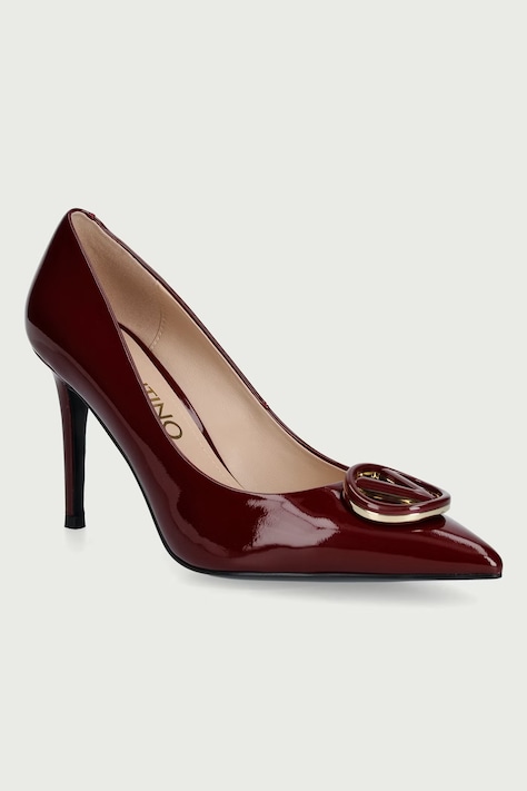 Valentino Salonarji usnjeni VALENTINE bordo 91V1608VER