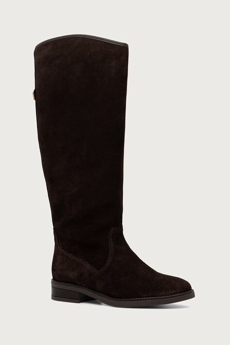 Steve Madden kozaki damskie zamszowe Vlora brązowe 11004761