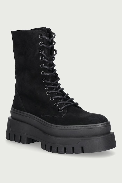Steve Madden Bakancs platformos női velúr Coast fekete 11002681