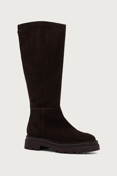 Steve Madden kozaki damskie zamszowe Kaja-W brązowe 11004946