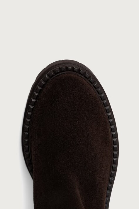 Steve Madden чоботи жіночі замшеві Kaja-W — AW26-OBDUGA, коричневий — фото 4