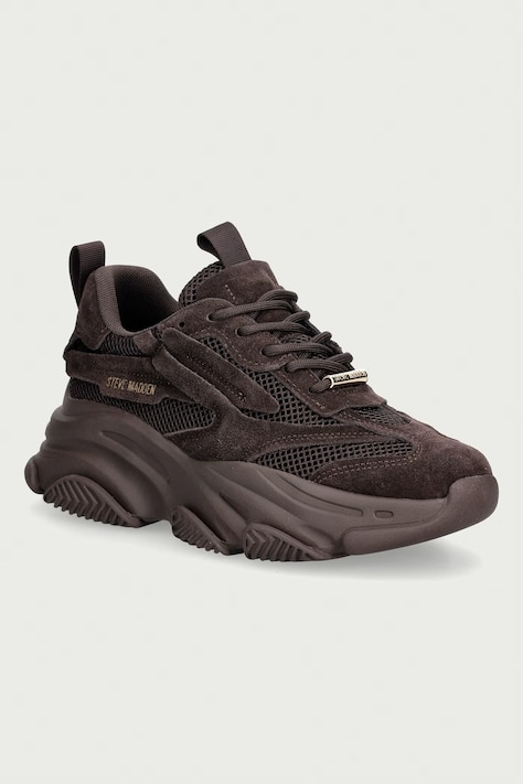 Steve Madden Possession-E sneakersy damskie brązowe na platformie 11004652
