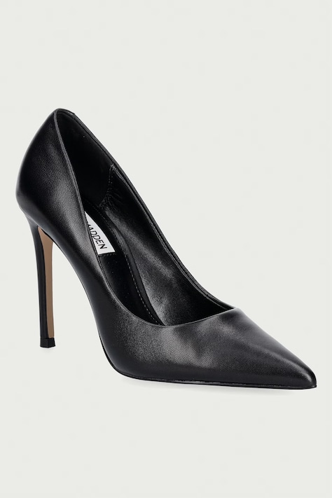 Steve Madden szpilki skórzane Thrive czarne 11003887