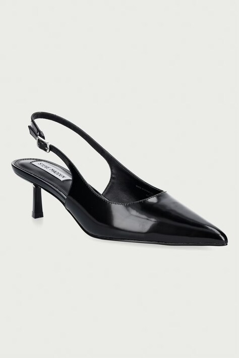 Steve Madden szpilki skórzane Korra czarne 11003902