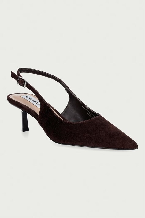 Steve Madden szpilki zamszowe Korra brązowe 11003902