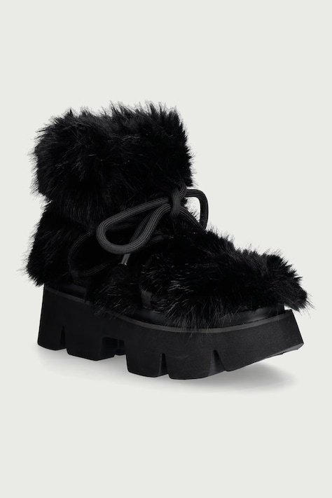 United Nude Stomper Fur Boot zimske čizme za žene crne 1104801120