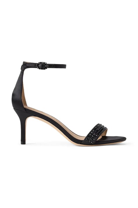 Lauren Ralph Lauren Sandały na szpilce Allie Mid czarne 802P22316001