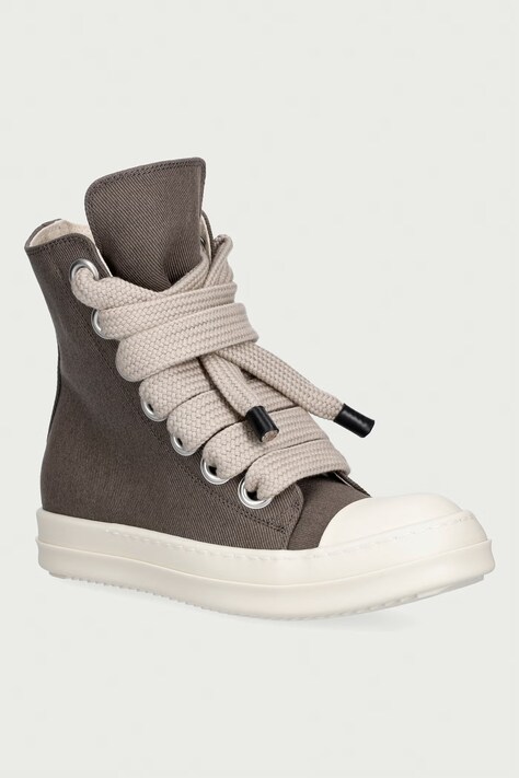 Rick Owens DRKSHDW Jumbolace πάνινα Γυναικεία χαμηλά γκρί DS02F6818 DOW2