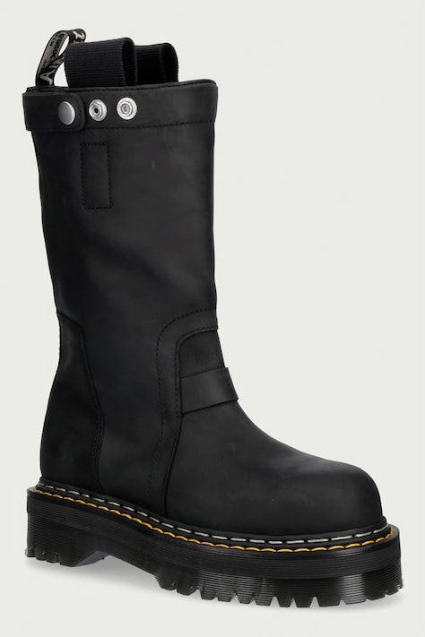 Rick Owens DRKSHDW Rick Owens DRKSHDW x Dr. Martens обувь на платформе для женщин нубуковая чёрная DW02F1814 4001
