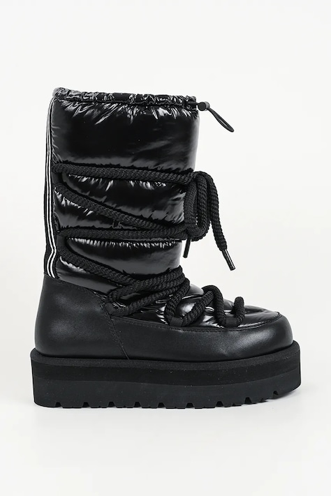 Karl Lagerfeld Skylar śniegowce damskie czarne KL49686