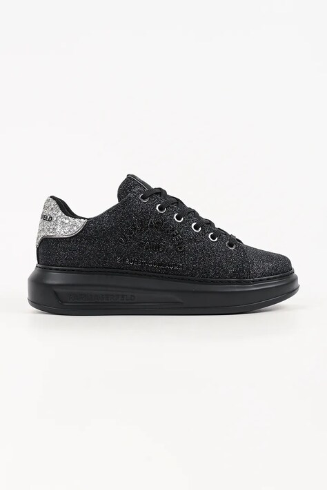 Karl Lagerfeld Kapri sneakersy damskie czarne KL62539G
