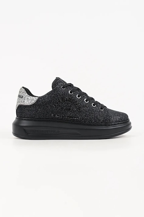 Karl Lagerfeld Kapri sneakersy damskie czarne KL62539G