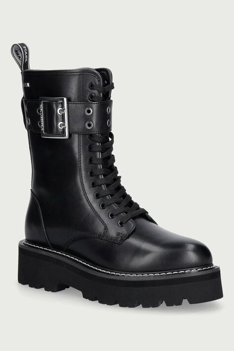 Karl Lagerfeld Farmářky dámské kožené Kyla černé KL43475U