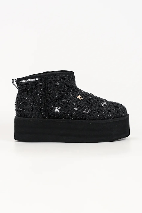 Karl Lagerfeld Thermo śniegowce damskie czarne KL48524B