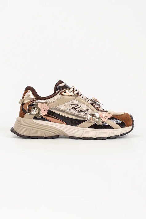 Karl Lagerfeld Orion sneakersy damskie beżowe KL65515F