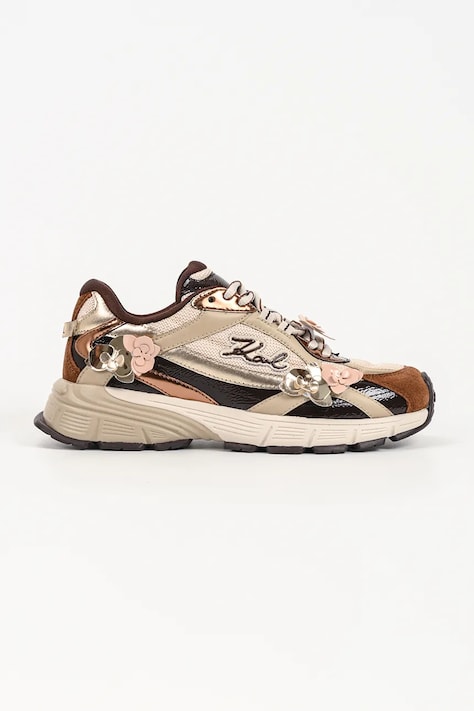 Karl Lagerfeld Orion sneakersy damskie beżowe KL65515F