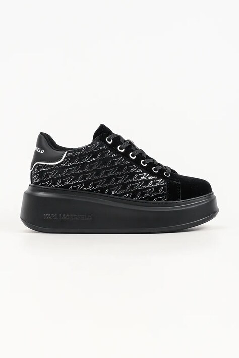 Karl Lagerfeld Anakapri sneakersy damskie czarne KL63506A