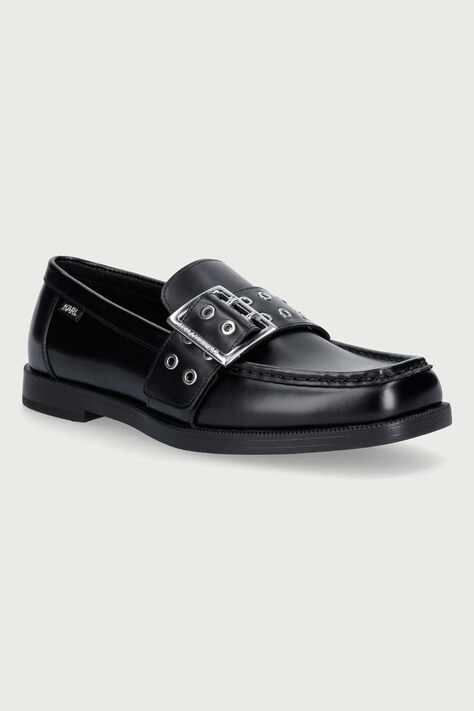Karl Lagerfeld Mokasyny skórzane Kambree czarne KL43126