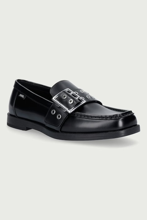 Karl Lagerfeld Mokasyny skórzane Kambree czarne KL43126