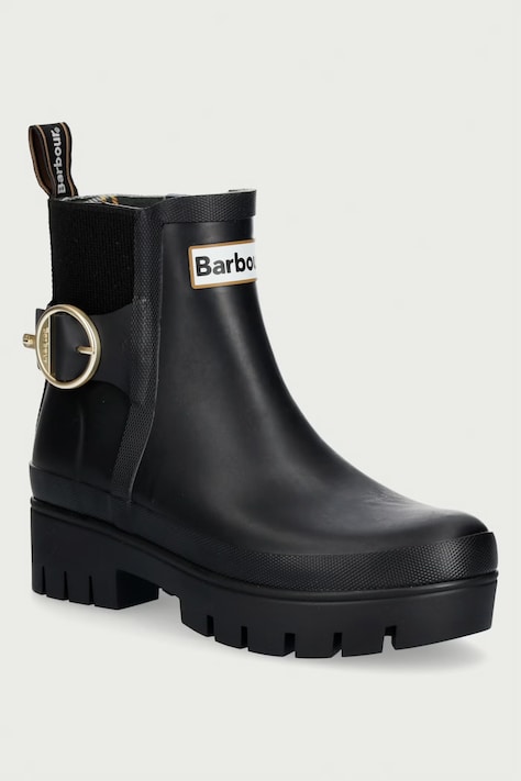 Barbour Gumijasti škornji ženski Hepburn črni LRF0142BK11
