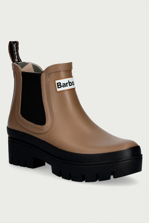 Barbour Kalosze damskie Halton beżowe LRF0100BE31