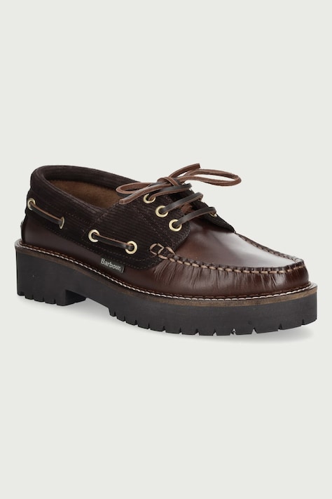 Barbour Mokasinke za žene od kože Darras smeđe LFO0798BR98