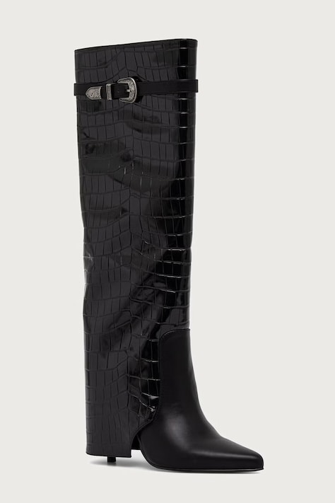 Just Cavalli Kozaki na szpilce damskie czarne 81RA3S04ZSE89899