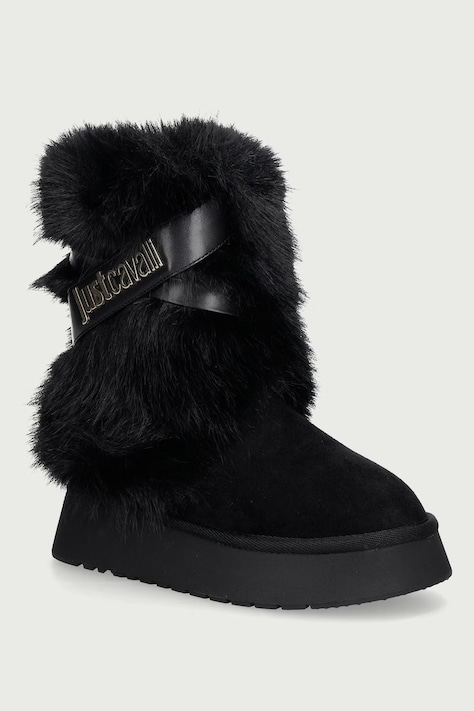Just Cavalli Śniegowce damskie czarne 81RA3S40ZSE82899
