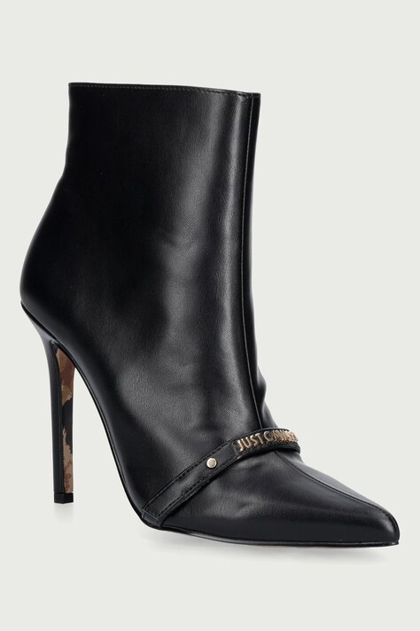 Just Cavalli Botki na szpilce damskie czarne 81RA3S12ZSE90899
