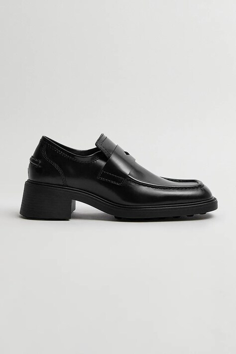 Miista Amelia loafersy skórzane czarne E8_4342
