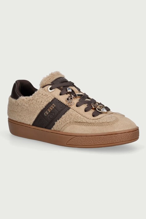Guess NAOKI3 sneakers Γυναικεία μπεζ FLFN3A FUR12